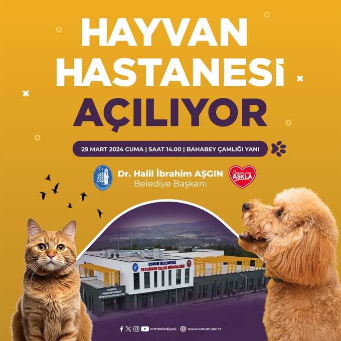  Bölgenin En Modern Hayvan Hastanesini Açıyor!