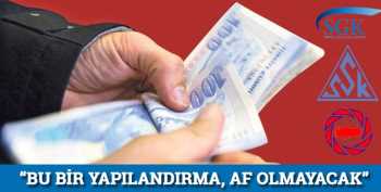 Bu bir yapılandırma, af yok