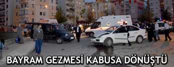 BUHARA EVLERDEKİ TRAFİK KAZASI YÜREKLERİ AĞZA GETİRDİ 