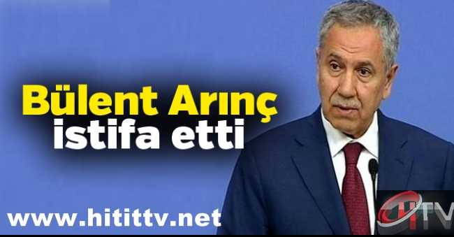 Bülent Arınç YİK üyeliğinden  istifa etti 