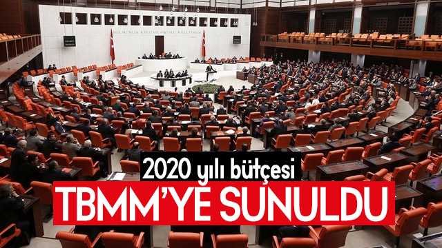 Bütçe teklifi TBMM'ye sunuldu