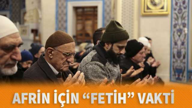 Camilerden Afrin Zaferi için Dualar Yükseliyor