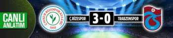 Çaykur Rizespor Trabzonspor  Maçı
