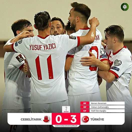 Cebelitarık 0-3 Türkiye