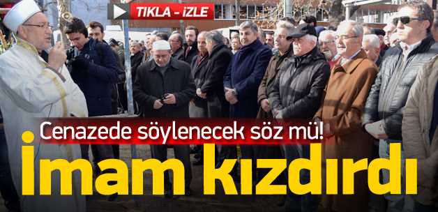 Cenaze Namazında İmam ile Yakınları Arasında Tartışma Çıktı