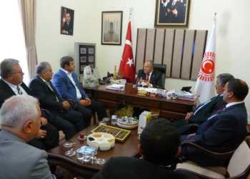 Çesob TBMM İdare Amiri Uslu'yu ziyaret etti