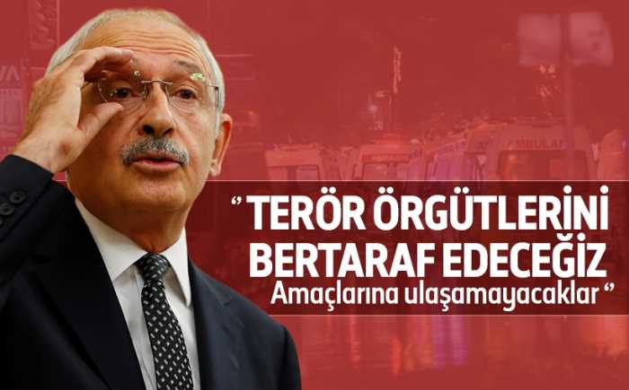 CHP: Terör örgütleri amaçlarına ulaşamayacak