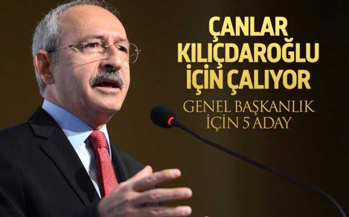 CHP'de Genel Başkanlık için 5 aday var