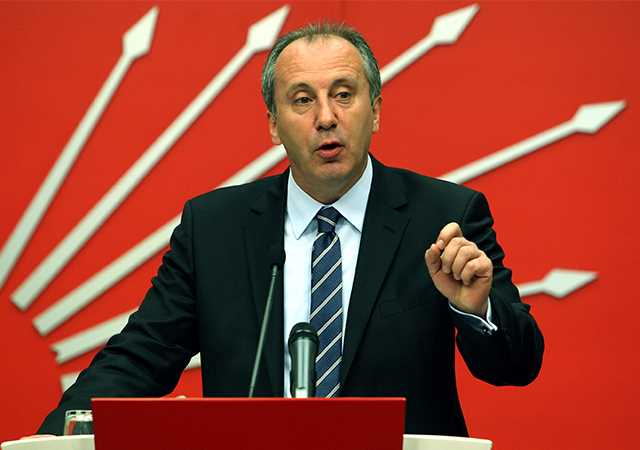 CHP'nin Cumhurbaşkanı adayı Muharrem İnce 