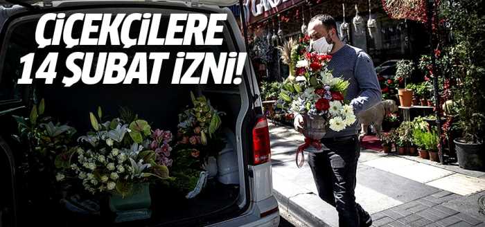 Çiçekçilere 14 Şubat izni