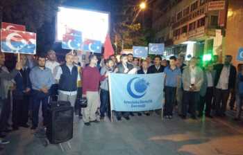 ÇİN ZULMÜNE ÇORUM'DAN YÜKSELEN HAYKIRIŞ