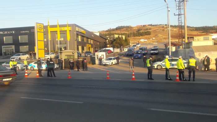 Çorum- Ankara yolunda Hes denetimi yapıldı