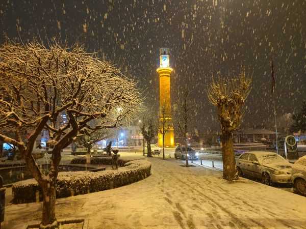 Çorum'a Mevsimin İlk Karı Yağdı