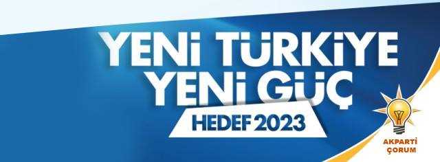 ÇORUM AK PARTİ MERKEZ İLÇE’DEN BİR ÖNEMLİ PROJE