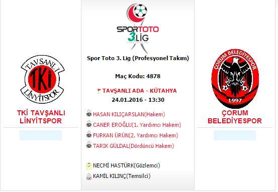 ÇORUM BELEDİYE SPOR DEPLASMANDAN TAVŞAN ÇIKARACAK MI ? 