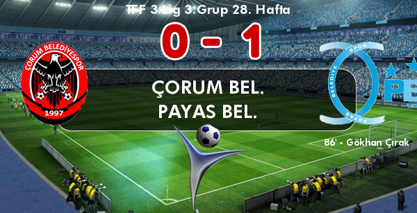 Çorum Belediye Spor Payas Beldiye Spor 