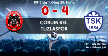 ÇORUM BELEDİYE SPOR-TUZLA SPOR MAÇI