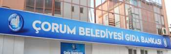 Çorum Belediyesi'nin Gıda Bankası yakında açılıyor