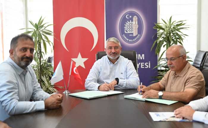 Çorum Belediyesi ve Hizmet İş anlaştı