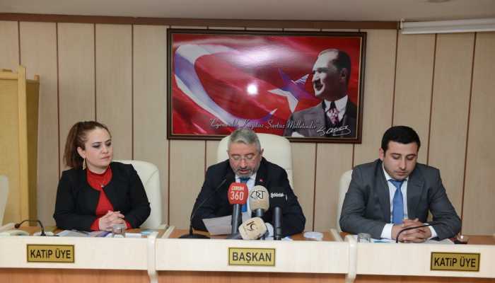 Çorum Belediyesinin İlk meclis toplantısı