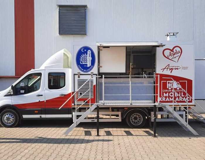 Çorum Belediyesinin Mobil İkram Aracı hazır!