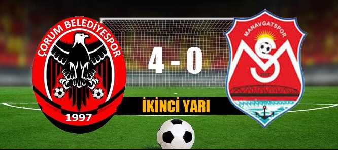 Çorum Belediyespor Manavgat Spor Maçı