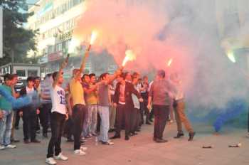 Çorum BLDY SporTaraftarları Şamlı’yı protesto etti