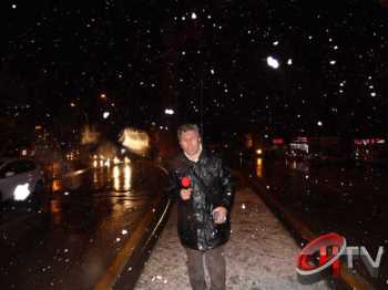 ÇORUM BU GECE BEYAZ'A BÜRÜNDÜ 