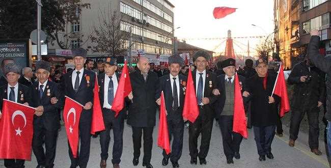 ÇORUM BUGÜN AFRİN İÇİN YÜRÜDÜ