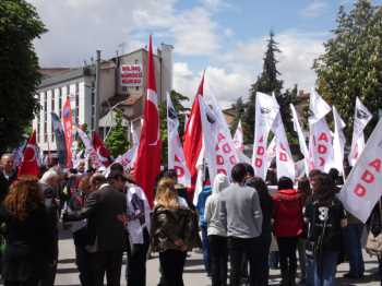 ÇORUM'DA 1 MAYIS KUTLAMALARI BAŞLADI