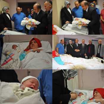 ÇORUM'DA 2015 YILININ İLK BEBEĞİ ALİ YUNUS