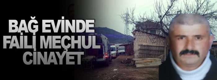 Çorum'da Bağ evinde Faili Meçhul Cinayet