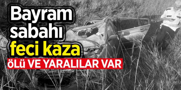 Çorum'da bayram sabahı 2 ölü,6 yaralı