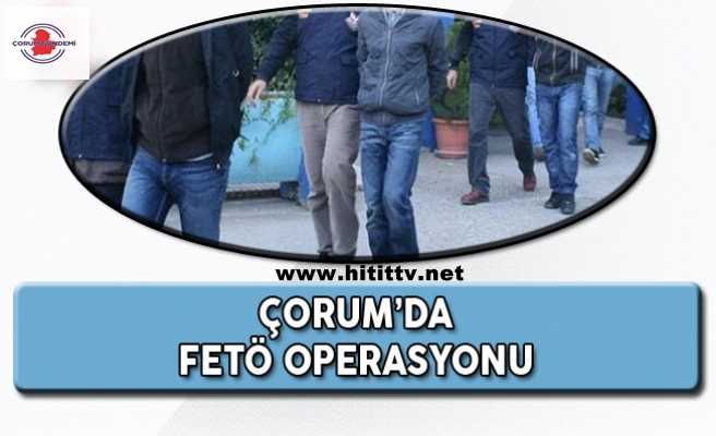 Çorum'da FETÖ operasyonu 