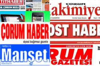 ÇORUM’DA GAZETE SAYISI DÖRDE DÜŞECEK