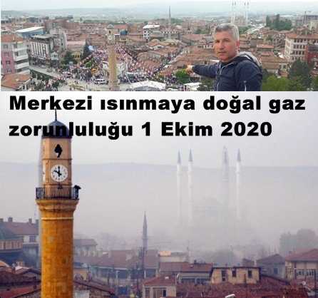 Çorum'da Merkezi ısınmaya doğalgaz zorunluluğu getirildi