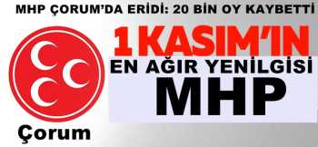 ÇORUM'DA MHP ŞOKU