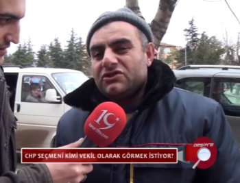 ÇORUM'DA ÖN SEÇİME GİDEN CHP'DE RÖPORTAJ 