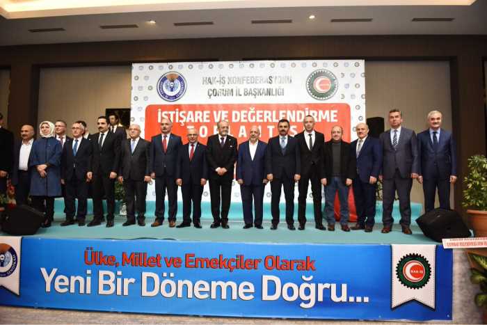 Çorum'da Taşeron İşçilerine Bilgilendirme Toplantısı yapıldı