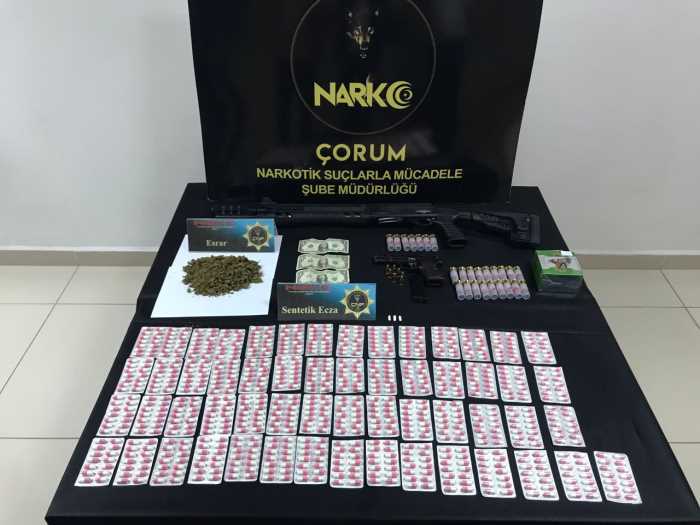 Çorum'da uyuşturucu Operasyonu!