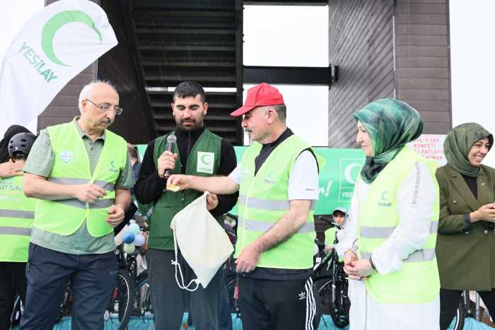 Çorum'da Yeşilay'ın Geleneksel Bisiklet Turu coşkuyla Gerçekleşti! 