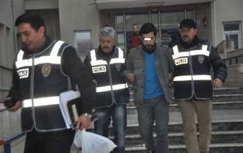 Çorum'daTaksiciyi gasp etti polise ateş etti