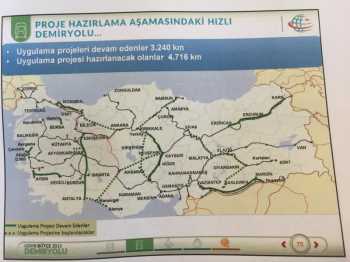 ÇORUM DEMİRYOLU UYGULAMA PROJESİ 2015'DE BAŞLIYOR