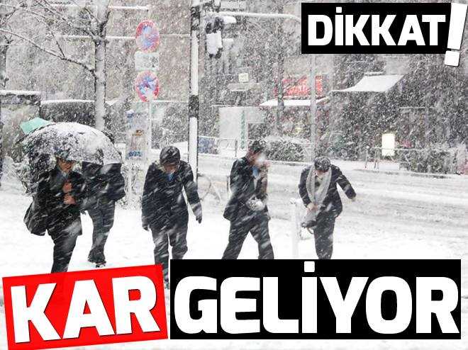 ÇORUM DİKKAT:BEKLENEN O KAR YAĞIŞI GELİYOR