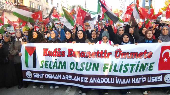 Çorum Filistin için tek yürek oldu