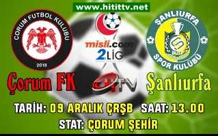 Çorum FK - Şanlıurfa Spor