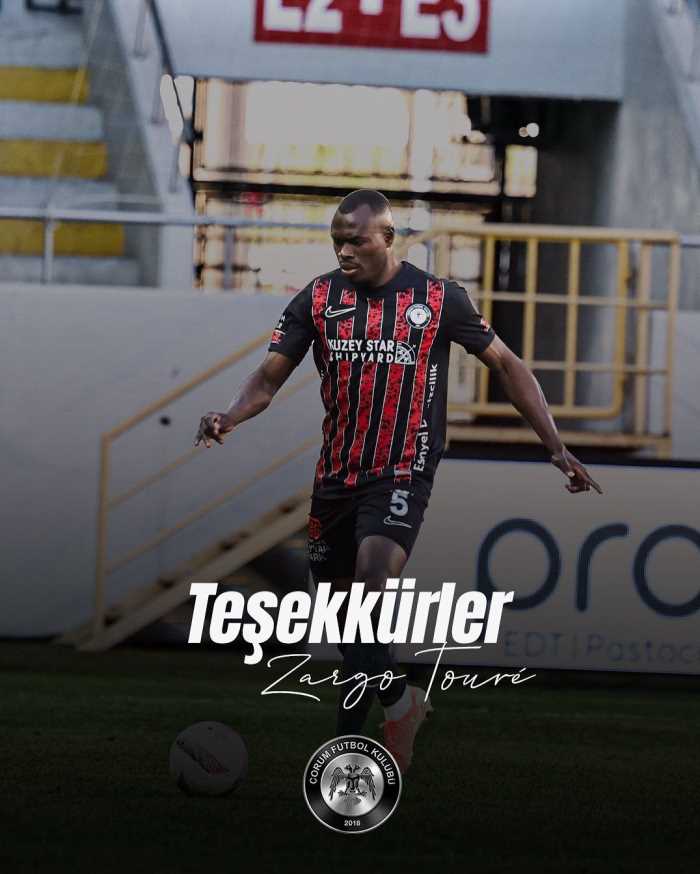 Çorum FK Zargo Touré ile Yollarını Ayırdı!  