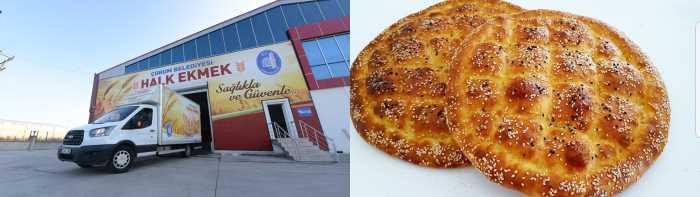 Çorum Halk Ekmek'te pide fiyatı  2.50 TL