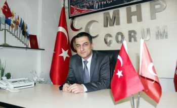 ÇORUM MHP İL BAŞKANI  ÇETİN CHP'Lİ KÖSE'YE YÜKLENDİ 
