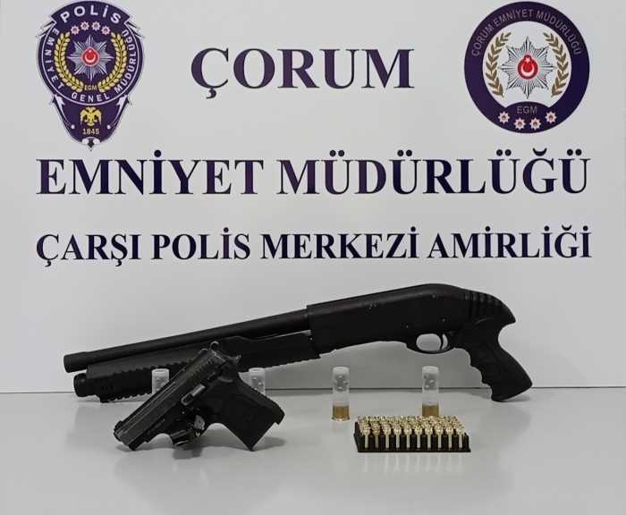 Çorum polisi yeni yılda magandalara göz açtırmadı!